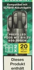Volar Nikotinsalz Pods Spearmint 2x2ml 20mg
