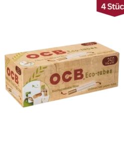 Bundle: OCB Hülsen Organic Zigarettenhülsen (4×250 Hülsen)