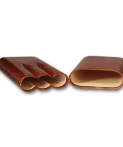 Zigarrenetui Leder 3er MARTIN WESS Robusto natur