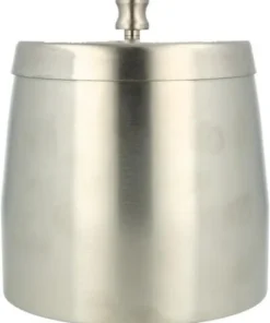 Windaschenbecher Edelstahl Chrom gebürstet ca. 11cm Durchmesser