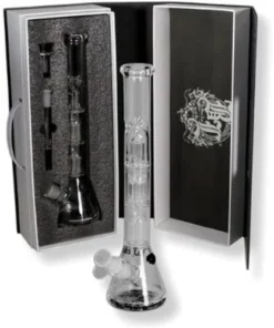 Black Leaf Multilevel Icebong im Koffer