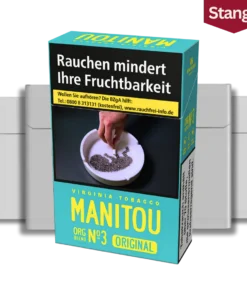 Manitou Organic No3 Sky Zigaretten Stange (10×20 Stück)
