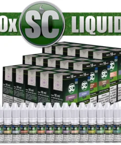 10x 10ml SC Liquid Probierbox Tabak Frucht Menthol