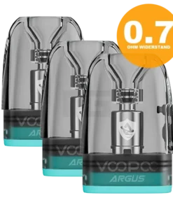 Voopoo – ARGUS – V2 Pod Tank Verdampfer – 0.7 Ohm – 3ml – Top Fill – 3er Paket