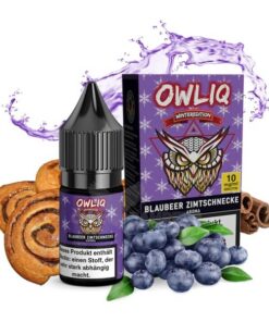OWLIQ – Winteredition Blaubeer Zimtschnecke Nikotinsalz Liquid