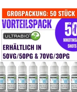 Ultrabio Nikotinsalz Shot/Booster – Großpackung