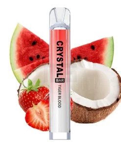 SKE – Crystal Bar – Einweg E-Zigarette – Watermelon Strawberry Coconut / Tigerblood – 20mg – CP