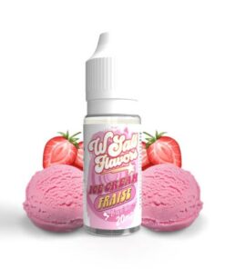 Liquideo – Ice Cream Fraise Nikotinsalz Liquid