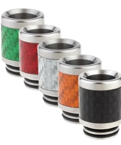 Drip Tip Stainless Steel Carbon 810