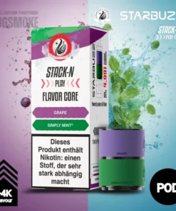 Starbuzz Stack-N Play | Pod | Grape + Simply Mint