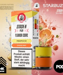 Starbuzz Stack-N Play | Pod | Pineapple Ice + Orange Mint