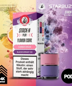 Starbuzz Stack-N Play | Pod | Summer Dream + Blackcurrant Ice