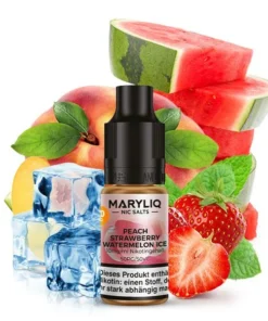 LOST MARY MARYLIQ – Peach Strawberry Watermelon Ice Nikotinsalz Liquid