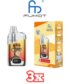 3x Fumot Tornado Digital Box Pod-Kit Bundle – 6 Farben