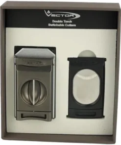 Vector Feuerzeug Switch Gunmetal Silber (1C)
