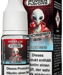 Silver Cig Power Flavors Erdbeer Eis Liquid 10mg