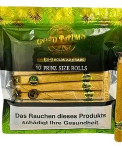 Gold Palms Prince Size Blunt Rolls 10 Stück