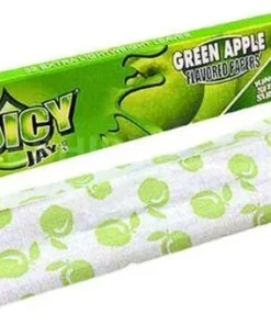 Juicy Jays King Size Slim Zigarettenpapier Green Apple 32 Stück mit Geschmack