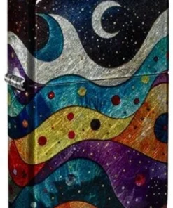 Zippo Feuerzeug Abstract Space Design