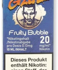 Gzuz eliq Nikotinsalz Liquid Fruity Bubble 20mg/ml