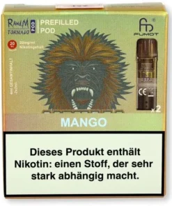 RandM Tornado Pods Mango 2x2ml 20mg