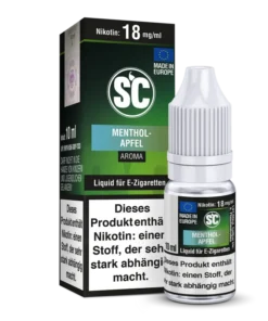 Menthol-Apfel E-Zigaretten Liquid
