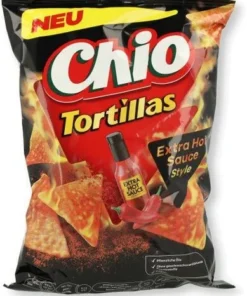 Chio Tortillas Extra Hot Sauce Style 110g