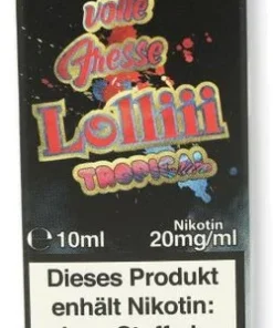 Lädla Juice volle Fresse Nikotinsalz Liquid Tropicallolliii 10ml 20mg/ml