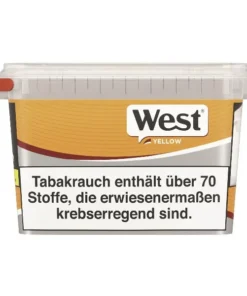 West Volume Tobacco Yellow Box 29,95 €