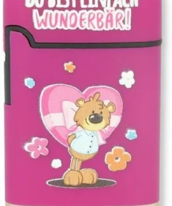 Easy Torch Feuerzeug 2v12 Bärchen Lila DU BIST EINFACH WUNDERBÄR!