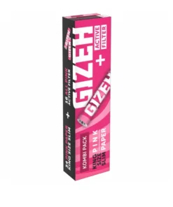 Gizeh pink King Size Slim + Active Filter