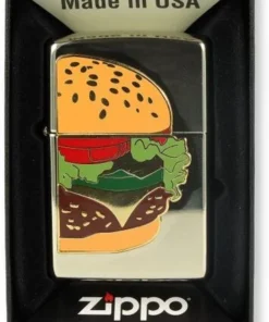 Zippo Feuerzeug Foodie Burger Champagne
