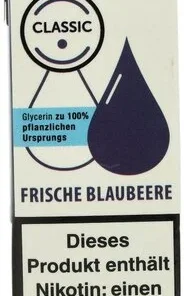 Silver Cig Liquid Classic Frische Blaubeere 6mg