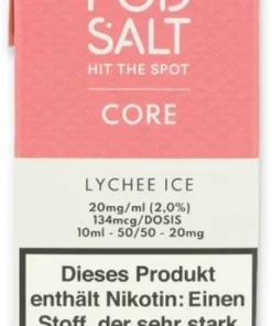POD Salt Core Lychee Ice Nikotinsalz Liquid 10ml 20mg