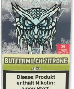 Frozen OWL Buttermilch Zitrone Nikotinsalz Liquid 10ml 20mg