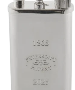 Peterson Pipe Lighter 160th Anniversary Silver