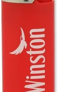 Werbefeuerzeug Winston BIC Rot