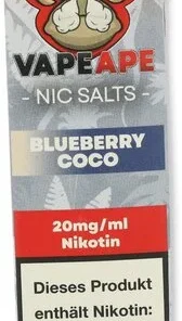 Vape Ape Blueberry Coco Nikotinsalz Liquid 10ml / 20mg