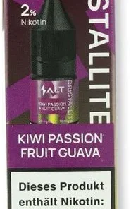 Salt Cristallite Kiwi Passion Fruit Guava Nikotinsalz Liquid 20mg