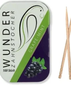 Zahnstocher mit Geschmack Grape-Mint 100 Stück