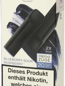 IZY Vape Click 2.0 Blueberry Sour Raspberry Prefilled Pods 2x2ml 20mg