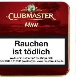 Clubmaster 232 Mini Red (Vanilla) Zigarillo Stange (5×20)