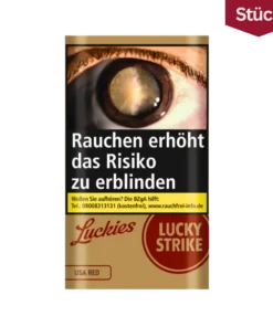 Bundle: Lucky Strike Origins USA Red Tabak Feinschnitt Pouch (6x30g)