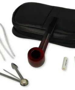 Angelo Pfeifen Einsteiger Set Tasche schwarz + Pfeife + Zubehör