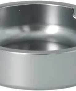 Aluminium Aschenbecher Silber Ø 10cm, H. 3cm