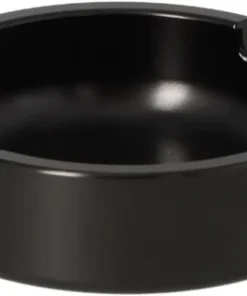 Aluminium Aschenbecher Schwarz Ø 10cm, H. 3cm