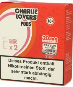 Charlie Lovers Prefilled Pod 2x2ml Strawberry Watermelon 20mg