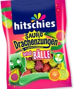 hitschies Saure Drachenzungen brizzl Bälle 100g
