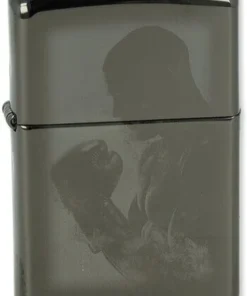 Zippo Feuerzeug Boxer Design High Polish Black