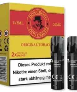 Don Cristo Original Tobacco Prefilled Pod 20mg 2x2ml